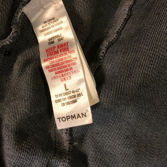 Topman blue denim jacket (Mens) - Picture 5 of 5